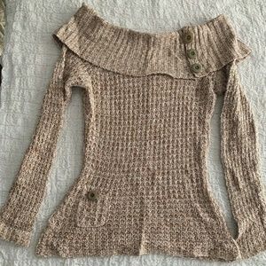 5/$25 J.J Always Large Boat Neck Sweater